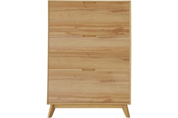 Skoplagring Ezra 3 klaffer 89x24x125 cm, Wotan eik - 89x24x125 cm, Wotan eik - Oppbevaring - Skap - Oppbevaringsskap