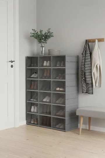 Skoskap Hanah Home Lavine 105 (25,5 x 105 x 34,5 cm) Antrasitt - Oppbevaring - Skap - Oppbevaringsskap