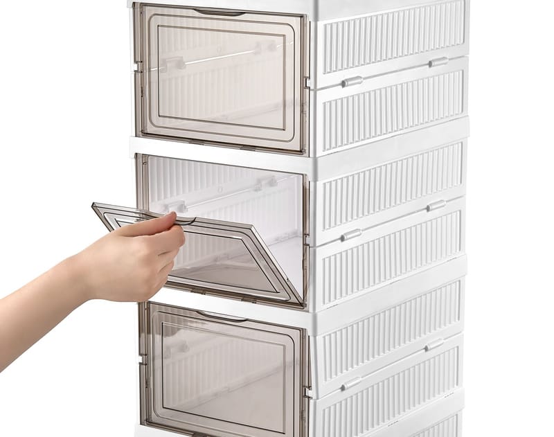 Skoskap Hanah Home Lavine 105 (25,5 x 105 x 34,5 cm) Hvit - Oppbevaring - Skap - Oppbevaringsskap