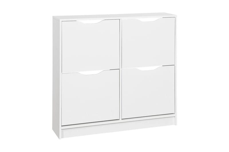 Skoskap Hilbre 100 cm - Hvit - Skoskap - Oppbevaringsskap - Entreoppbevaring