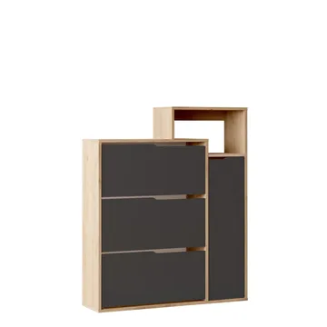 Skoskap Homitis Icono (108 x 130,6 x 30 cm) Eik antrasitt