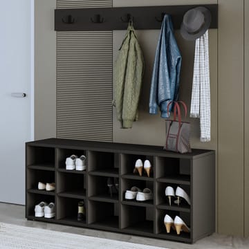 Skoskap Homitis Talu (120 x 51,6 x 29,6 cm) Antrasitt - Oppbevaring - Skap - Oppbevaringsskap