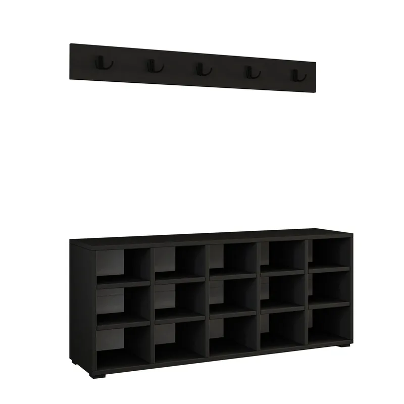 Skoskap Homitis Talu (120 x 51,6 x 29,6 cm) Antrasitt