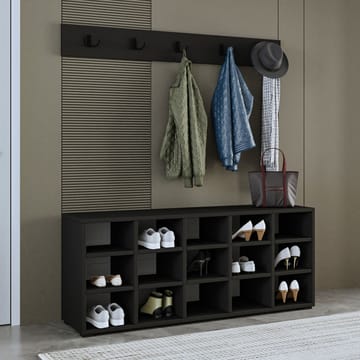 Skoskap Homitis Talu (120 x 51,6 x 29,6 cm) Antrasitt - Oppbevaring - Skap - Oppbevaringsskap
