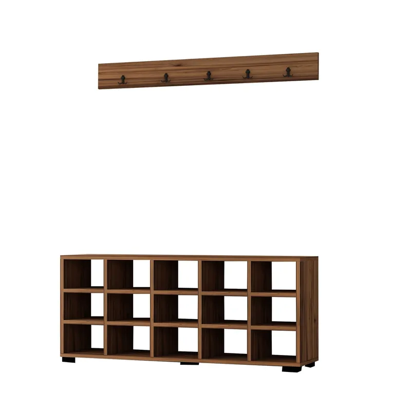 Skoskap Homitis Talu (120 x 51,6 x 29,6 cm) Valnøtt