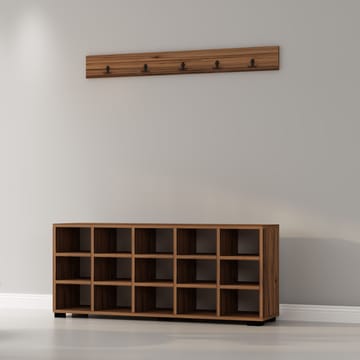 Skoskap Homitis Talu (120 x 51,6 x 29,6 cm) Valnøtt - Oppbevaring - Skap - Oppbevaringsskap