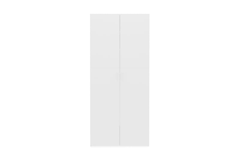Skoskap hvit 80x35,5x180 cm sponplate - Hvit - Entreoppbevaring - Skoskap - Oppbevaringsskap