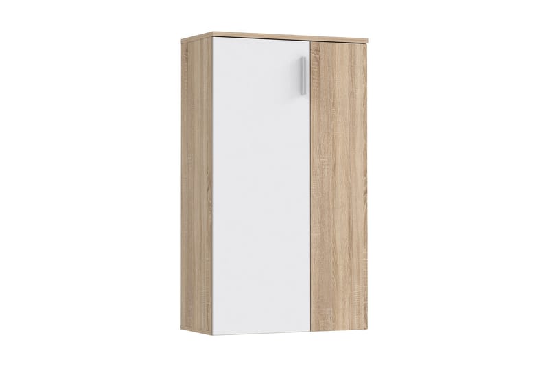 Skoskap Lidget 69 cm - Hvit|Brun - Skoskap - Entreoppbevaring - Oppbevaringsskap