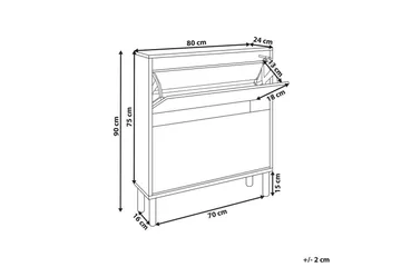 Skoskap Norris - Oppbevaring - Skap - Oppbevaringsskap