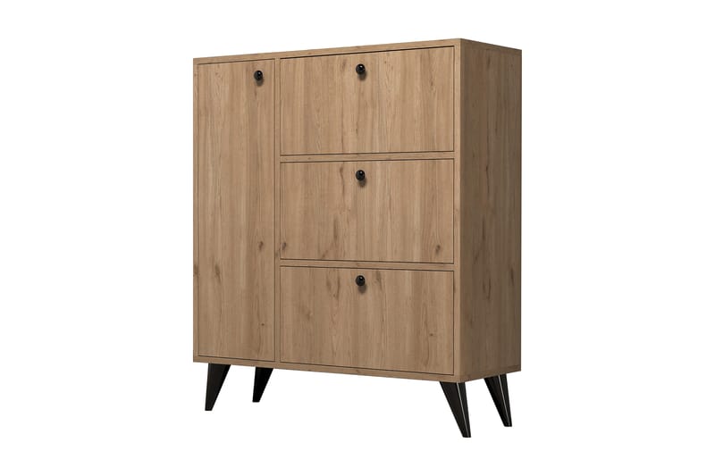 Skoskap skap Gnister 35x90 cm - Natur - Skoskap - Entreoppbevaring - Oppbevaringsskap