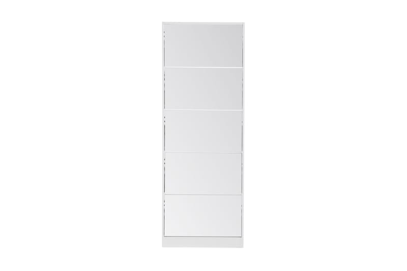 Skoskap Striberg 63 cm LED-belysning - Hvit - Skoskap - Entreoppbevaring - Oppbevaringsskap