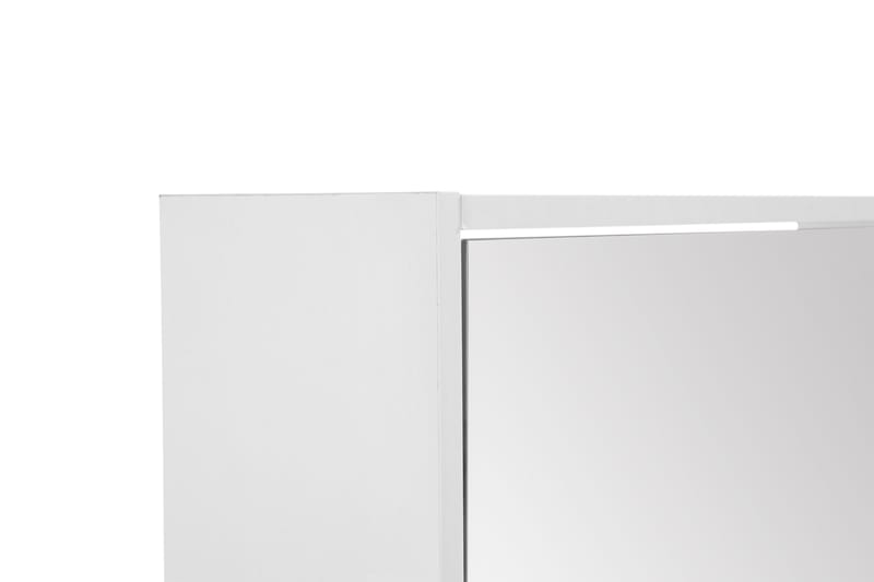 Skoskap Striberg 63 cm LED-belysning - Hvit - Skoskap - Entreoppbevaring - Oppbevaringsskap
