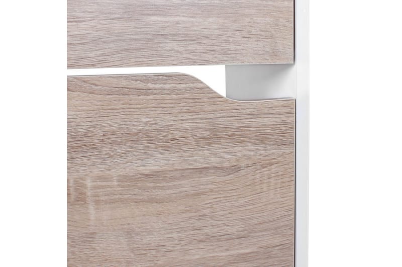 Skoskap Wohnling Foliert Sponplate 4 Utrekkbare Rom for 24 Par - Oppbevaring - Skap - Oppbevaringsskap