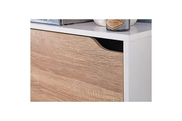 Skoskap Wohnling Foliert Sponplate 4 Utrekkbare Rom for 24 Par - Oppbevaring - Skap - Oppbevaringsskap