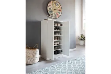 Skoskap Wohnling Foliert sponplate 7 rom Gangmøbler - Oppbevaring - Skap - Oppbevaringsskap