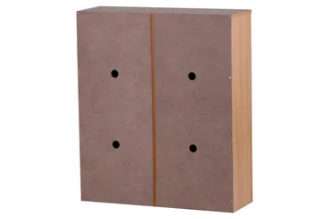 Skoskap Wohnling KIEL med 2 vippbare rom, foliert sponplate Bøk - Bøk - Oppbevaring - Skap - Oppbevaringsskap