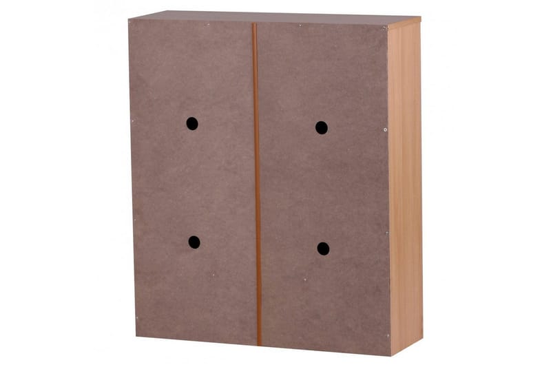 Skoskap Wohnling KIEL med 2 vippbare rom, foliert sponplate Bøk - Bøk - Oppbevaring - Skap - Oppbevaringsskap