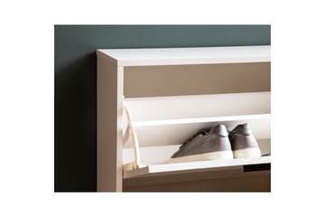 Skoskap Wohnling med 3 vippbare rom 1 dør melaminbelagt MDF moderne - Oppbevaring - Skap - Oppbevaringsskap