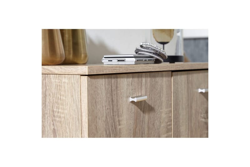 Skoskap Wohnling NIMES for 12 par og 2 dører, foliert sponplate Sonoma - Sonoma - Oppbevaring - Skap - Oppbevaringsskap