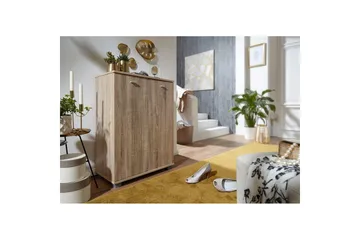 Skoskap Wohnling NIMES for 12 par og 2 dører, foliert sponplate Sonoma - Sonoma - Oppbevaring - Skap - Oppbevaringsskap
