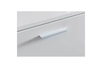 Skoskap Wohnling SPLIT med uttrekkbare rom, foliert sponplate Hvit - Hvit - Oppbevaring - Skap - Oppbevaringsskap