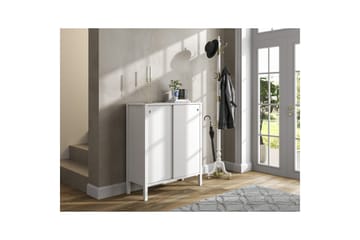 Sovran Skoskap 92 cm - Natur/Hvit - Oppbevaring - Skap - Oppbevaringsskap