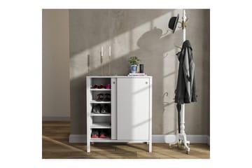 Sovran Skoskap 92 cm - Natur/Hvit - Oppbevaring - Skap - Oppbevaringsskap
