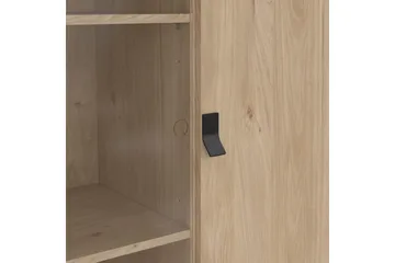 Tadami Vitrineskap 102x162 cm - Natur - Oppbevaring - Skap - Vitrineskap