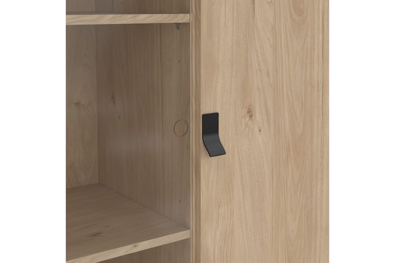 Tadami Vitrineskap 102x162 cm - Natur - Oppbevaring - Skap - Vitrineskap