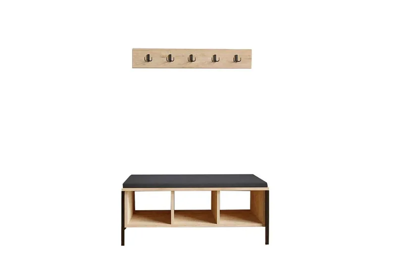 Talric Skoskap 100 cm - Natur - Oppbevaring - Skap - Oppbevaringsskap