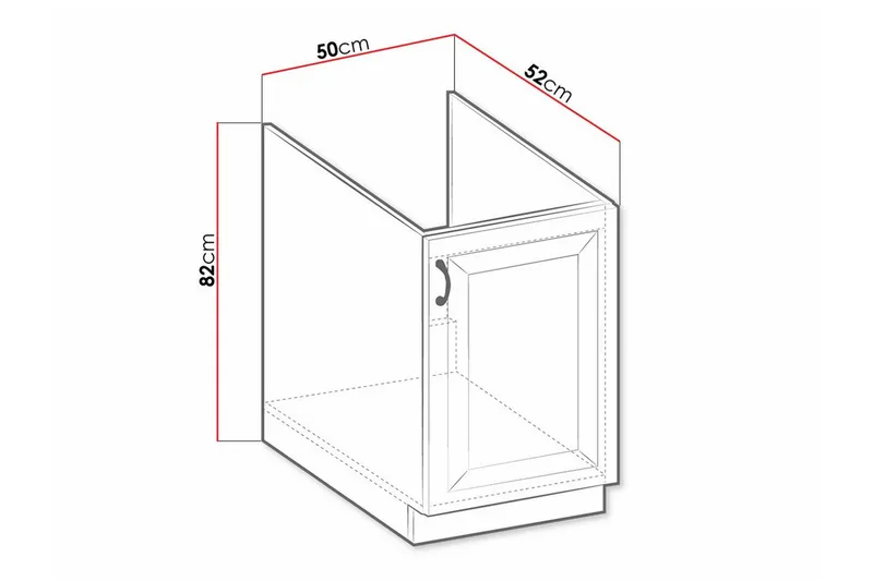 Templemore Kjøkkenskap 50 cm - Oppbevaring - Skap - Oppbevaringsskap
