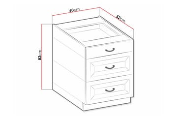Templemore Kjøkkenskap 60 cm - Oppbevaring - Skap - Oppbevaringsskap