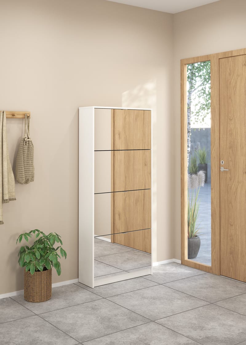 Tenor Skoskap 4 rom 70x24x162 cm - Oppbevaring - Skap - Oppbevaringsskap