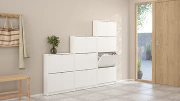 Tenor Skoskap med 2 rom 70x16x85 cm - Oppbevaring - Skap - Oppbevaringsskap