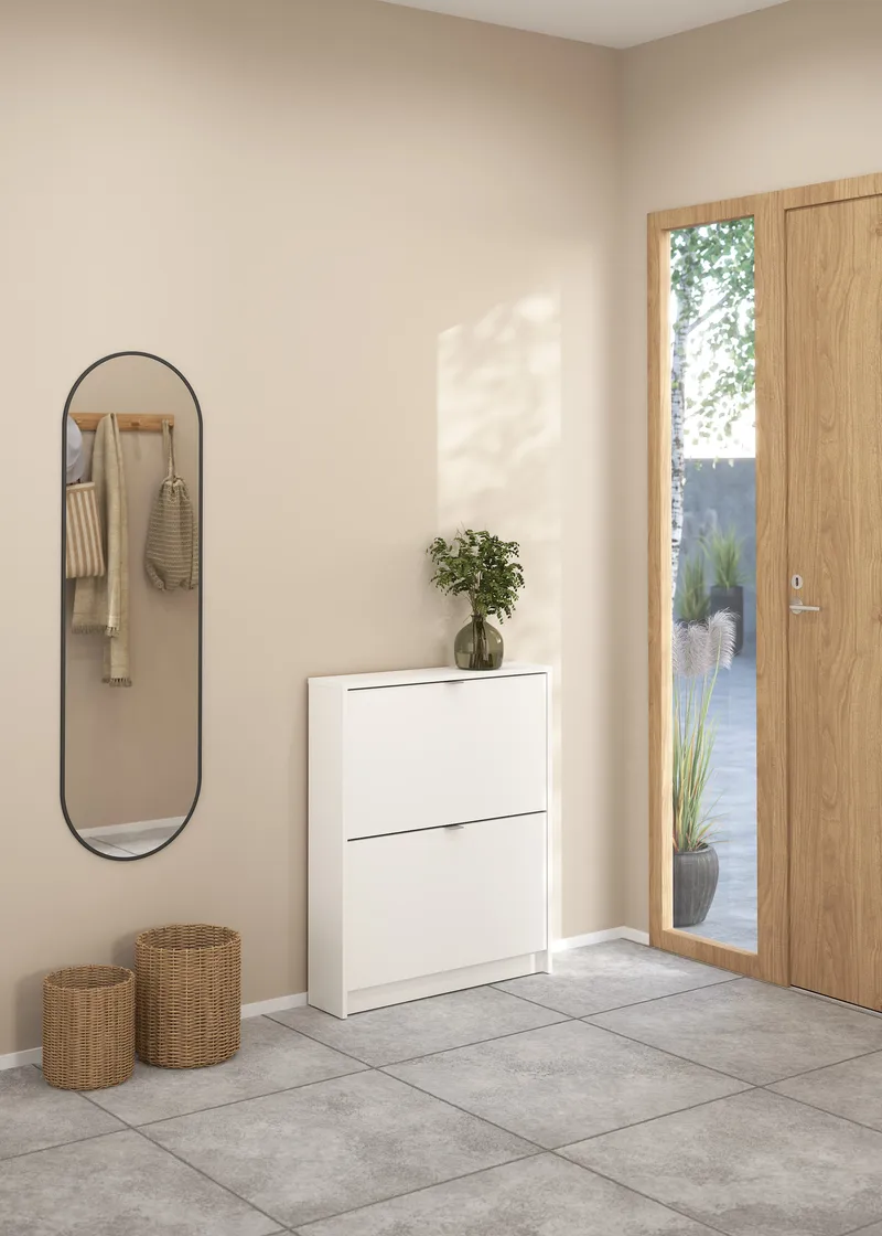 Tenor Skoskap med 2 rom 70x16x85 cm - Oppbevaring - Skap - Oppbevaringsskap