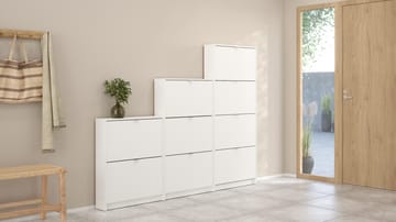 Tenor Skoskap med 2 rom 70x16x85 cm - Oppbevaring - Skap - Oppbevaringsskap