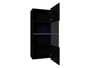 Tessan Vitrineskap 45x117 cm - brun - Oppbevaring - Skap - Vitrineskap