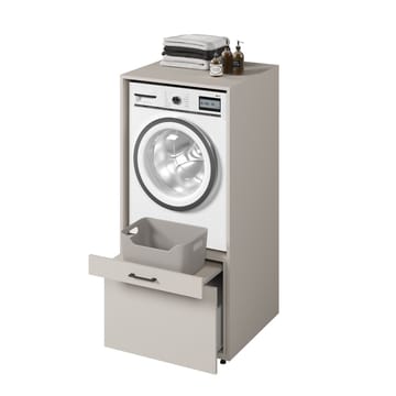 Skap til vaskemaskin/tørketrommel Aza 1 Skuff 1 Hylle - Kashmir - Oppbevaring - Oppbevaring til baderom