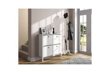 Torval Skoskap 101 cm - Natur/Hvit - Oppbevaring - Skap - Oppbevaringsskap