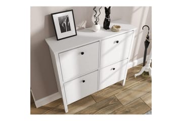 Torval Skoskap 101 cm - Natur/Hvit - Oppbevaring - Skap - Oppbevaringsskap