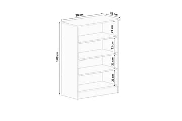 Torvenor Skoskap 70 cm - Matt Hvit - Oppbevaring - Skap - Oppbevaringsskap