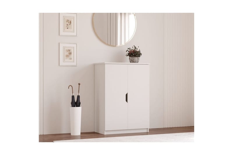 Torvenor Skoskap 70 cm - Matt Hvit - Oppbevaring - Skap - Oppbevaringsskap