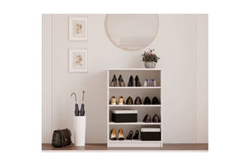 Torvenor Skoskap 70 cm - Matt Hvit - Oppbevaring - Skap - Oppbevaringsskap