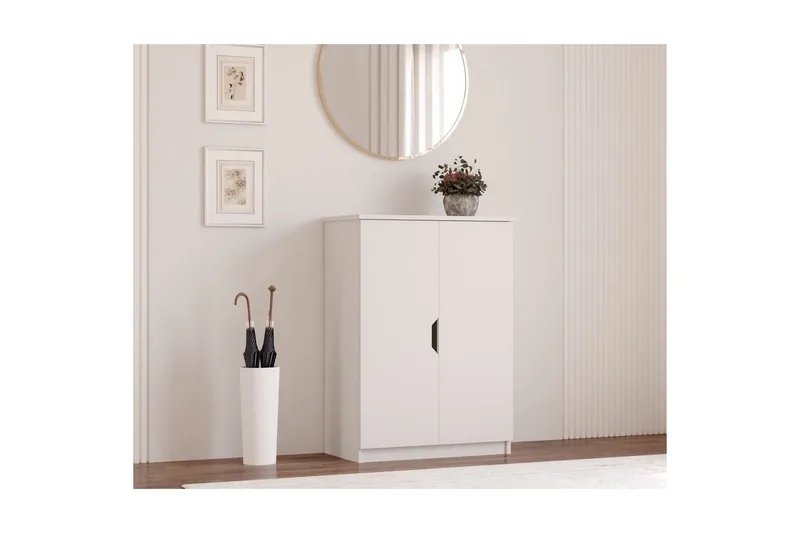 Torvenor Skoskap 70 cm - Matt Hvit - Oppbevaring - Skap - Oppbevaringsskap