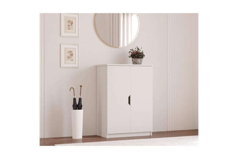 Torvenor Skoskap 70 cm - Matt Hvit - Oppbevaring - Skap - Oppbevaringsskap