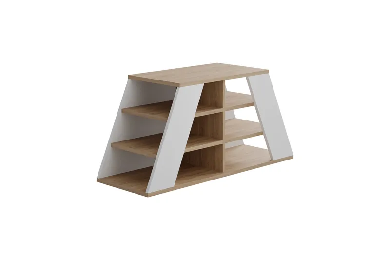 Toya Skoskap 105,5 cm, Eik/Hvit