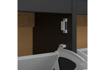 Vallvidera Skoskap 102,6 cm - Svart - Oppbevaring - Skap - Oppbevaringsskap