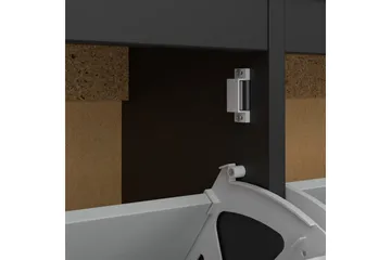 Vallvidera Skoskap 102,6 cm - Svart - Oppbevaring - Skap - Oppbevaringsskap