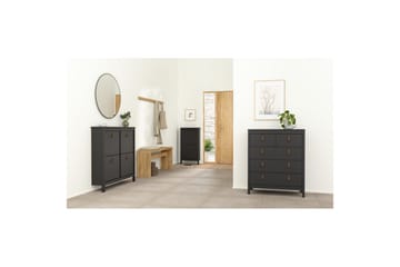 Vallvidera Skoskap 102,6 cm - Svart - Oppbevaring - Skap - Oppbevaringsskap