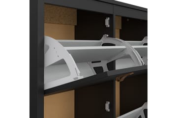 Vallvidera Skoskap 102,6 cm - Svart - Oppbevaring - Skap - Oppbevaringsskap